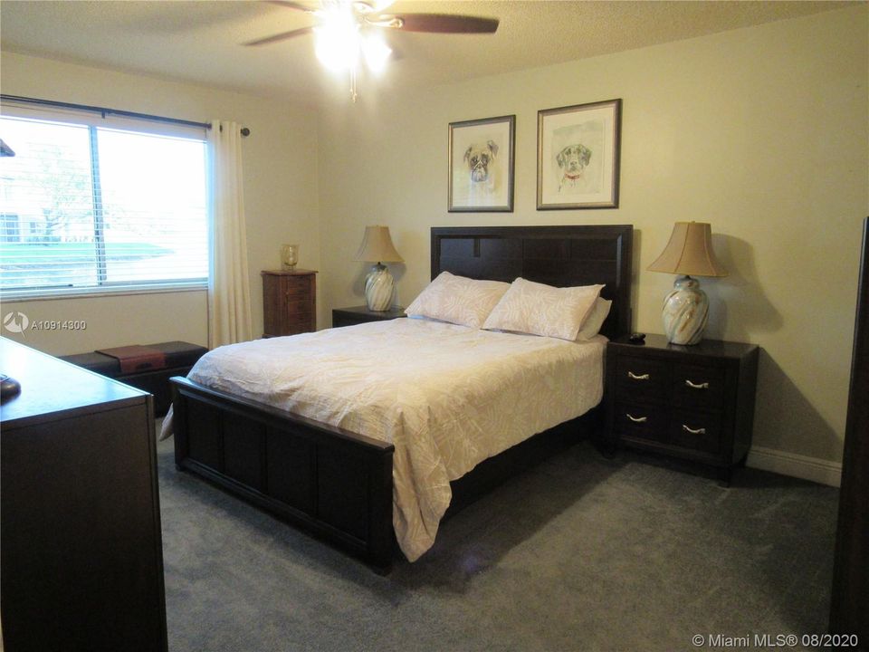 LOOK AT THE VIEW FROM THE LARGE MASTER BEDROOM