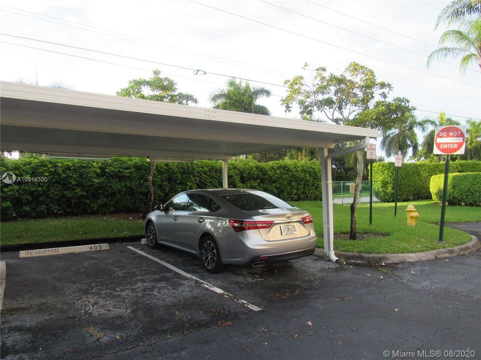 LIMITED COVERED PARKING OF WHICH THIS IS RIGHT BY UNIT FOR EASY ACCESS