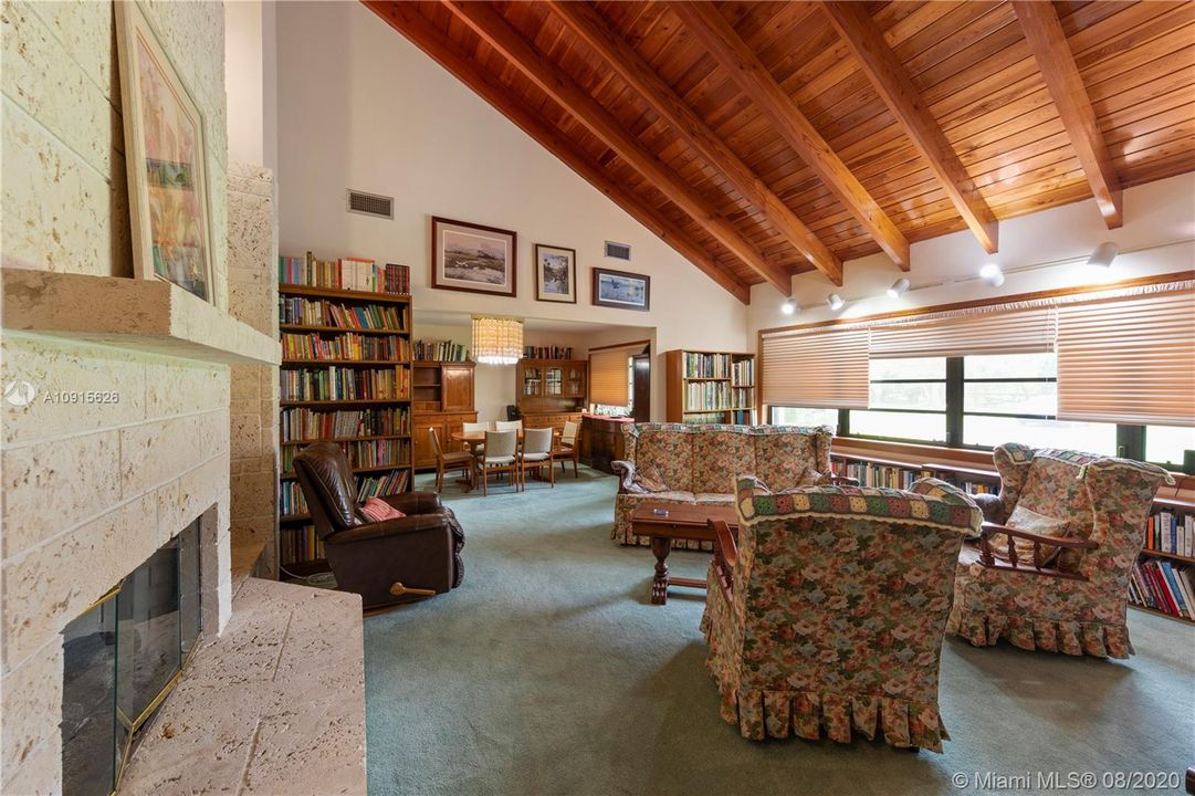 FORMAL LIVING ROOM W/ FIREPLACE