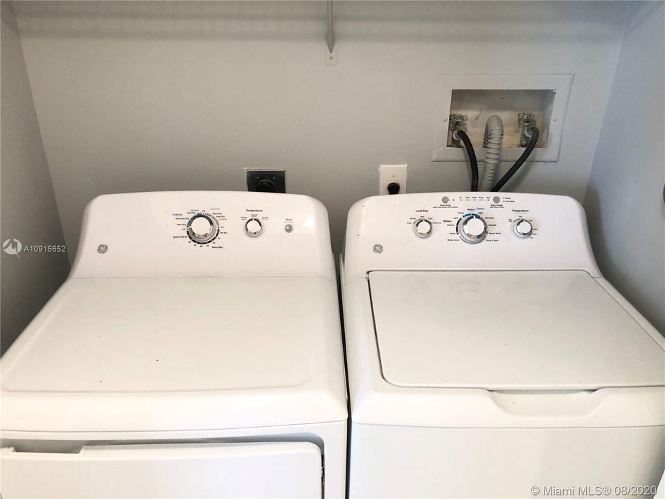 Washer and Dryer
