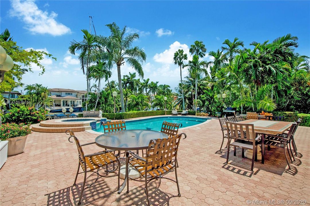 Expansive Pool and Patio Area
