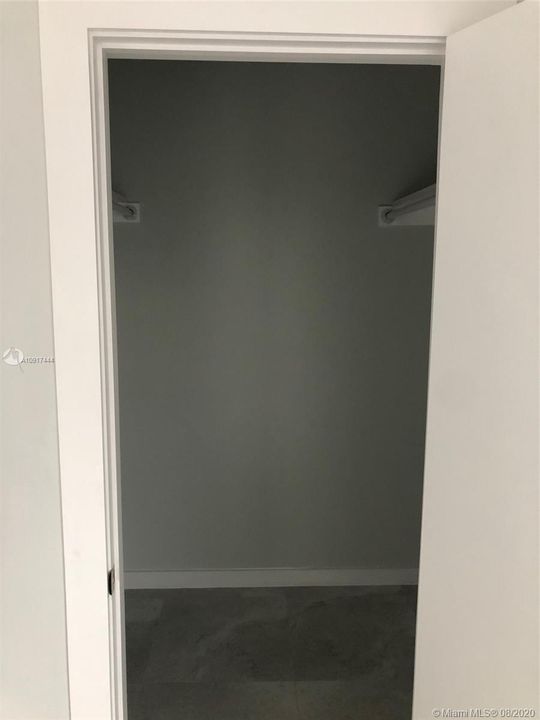 Master bedroom walk in closet