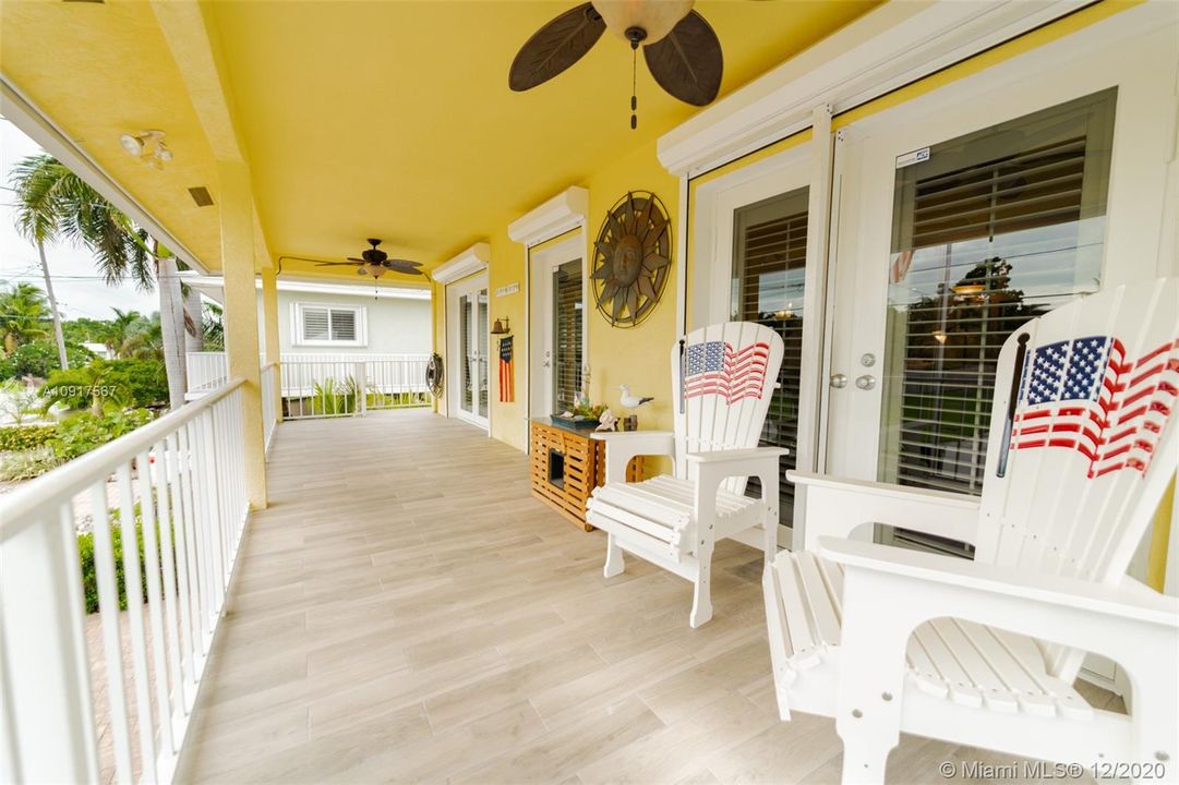 ANOTHER VIEW....LOVELY TILED BALCONY