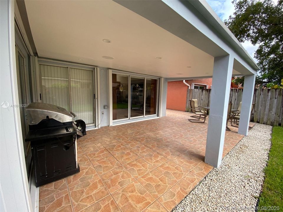 Backyard Patio Area