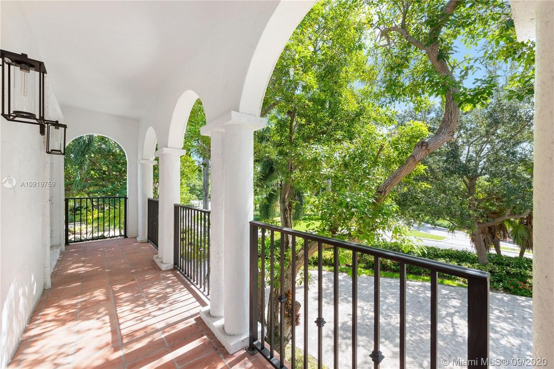 PRIVATE BALCONY FROM MASTER BEDROOM.