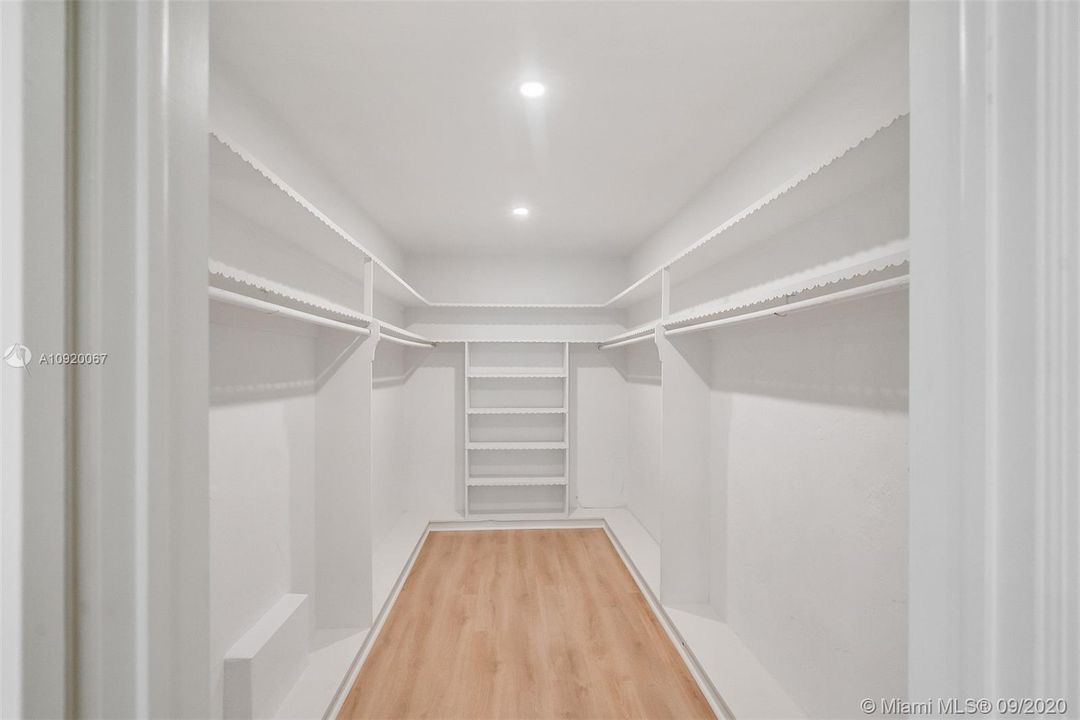 Master Bedroom walk-in closet