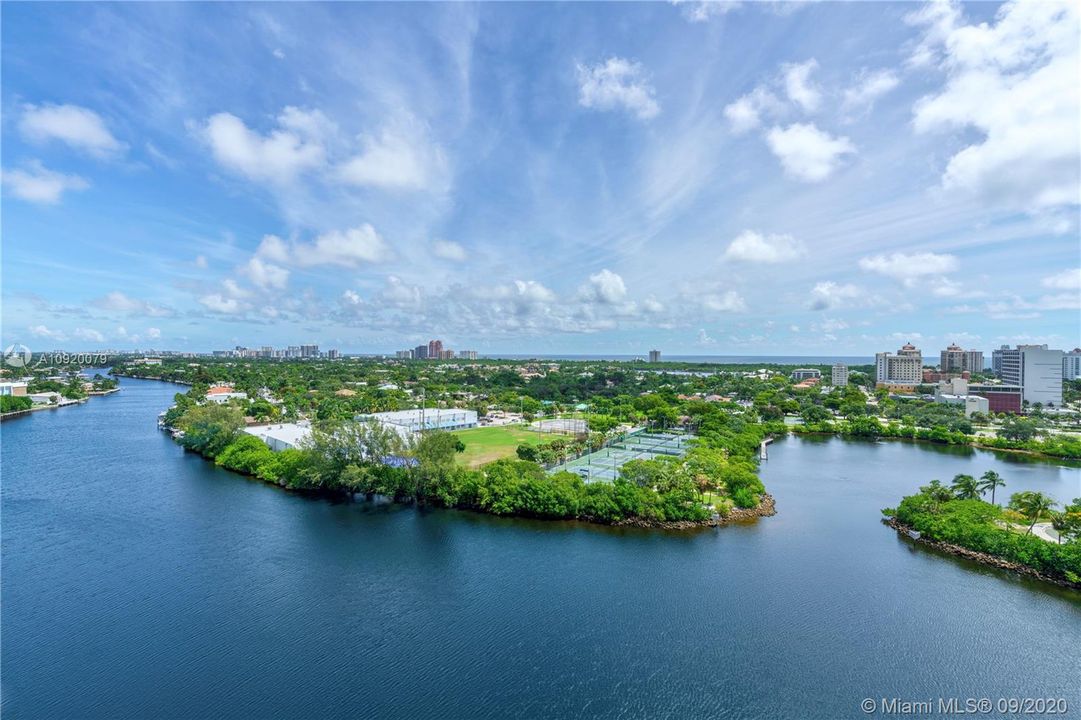 Ocean, Intracoastal, Middle River & Park Views from your Eastern Facing Terrace.