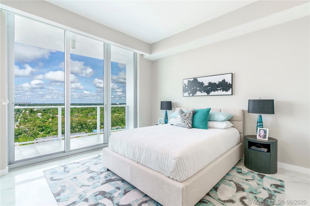 2nd Level Master Suite with Skyline / Sunset Views.
