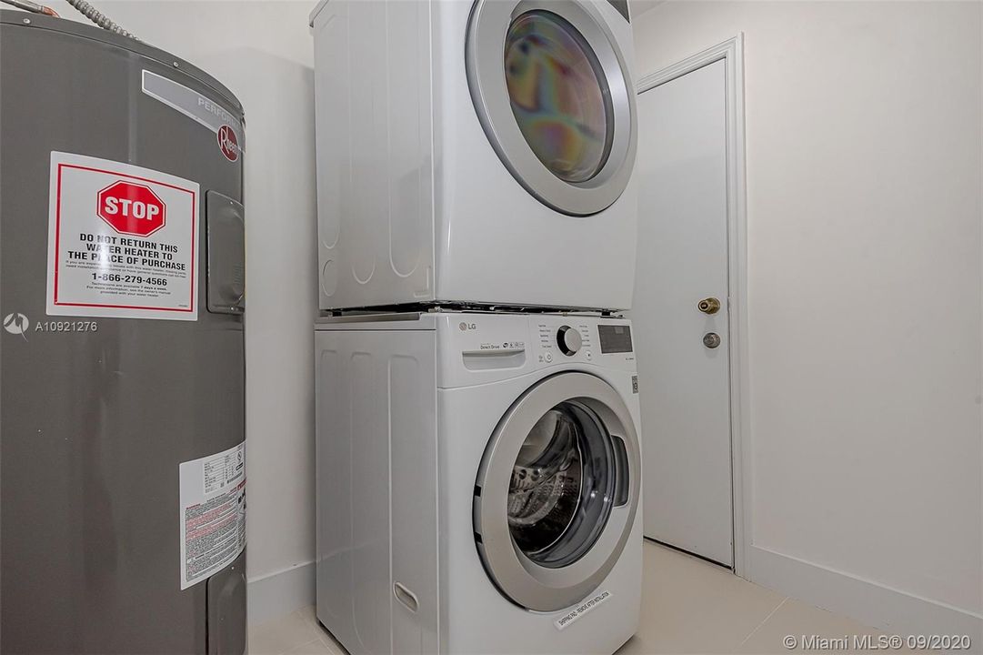 Features a brand new water heater and brand new washer/dryer