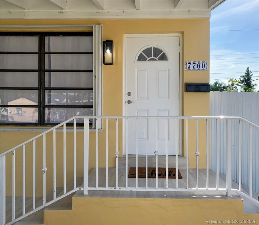 Front door