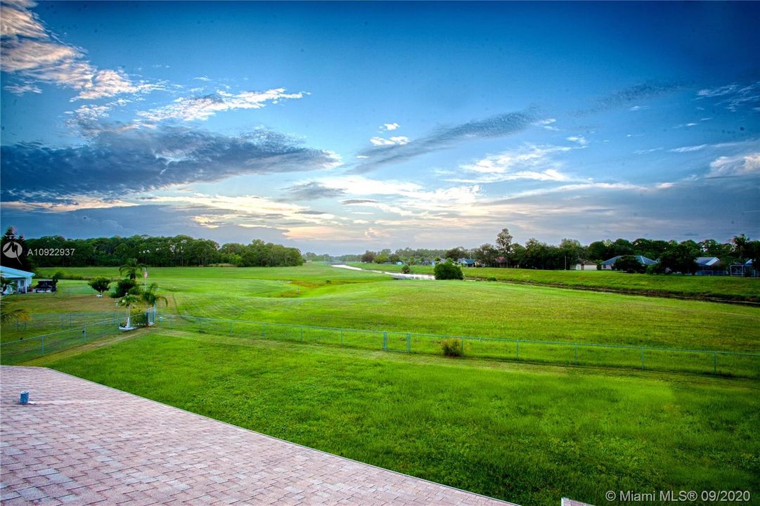 Backyard and View