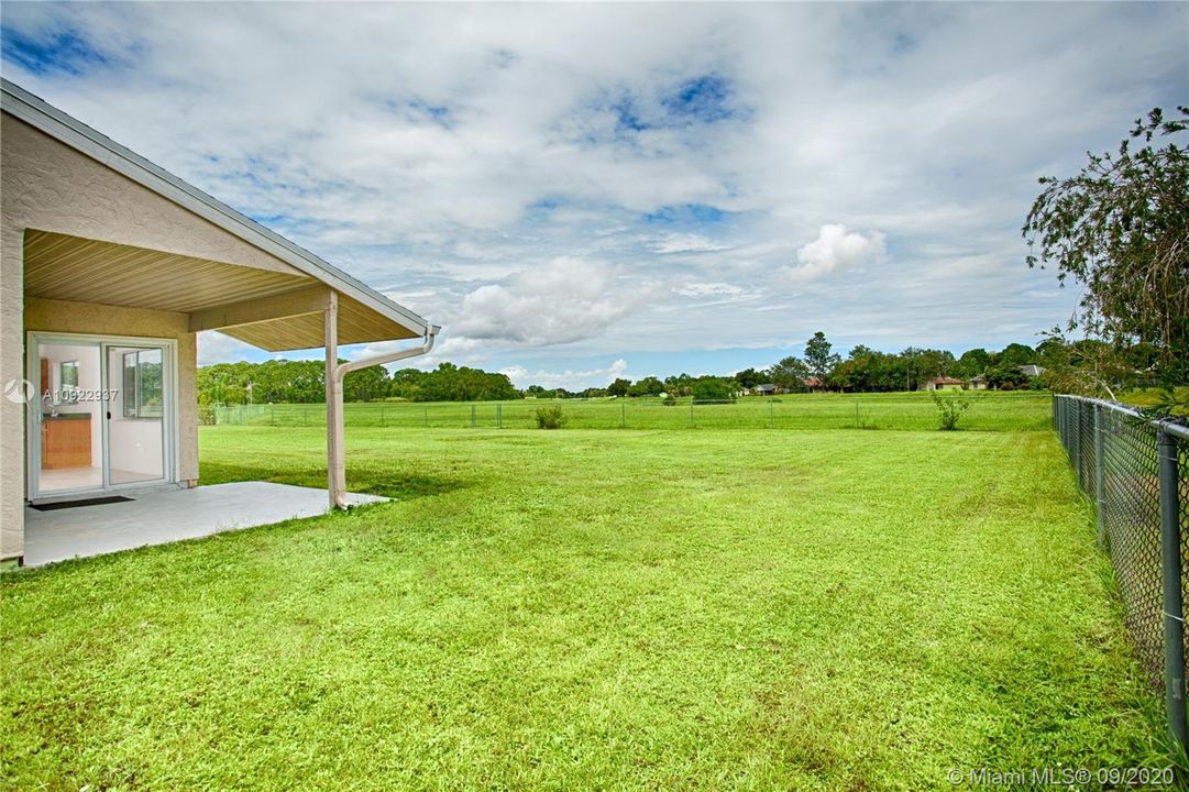 Covered Back Patio