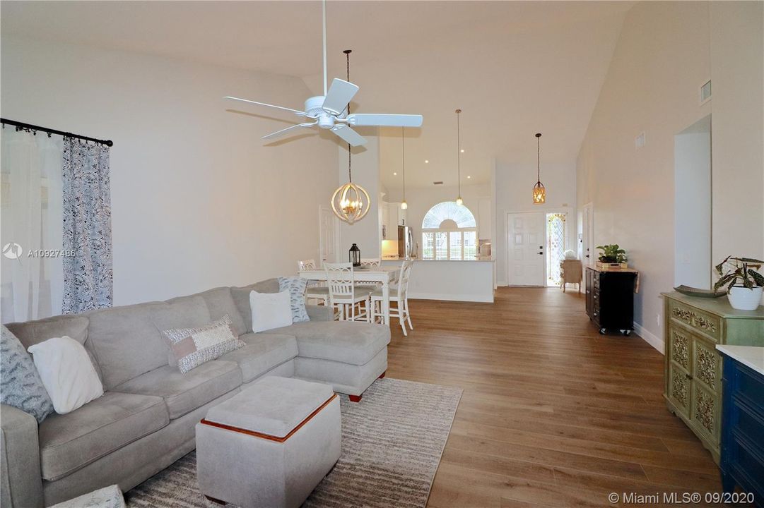 Open floor plan