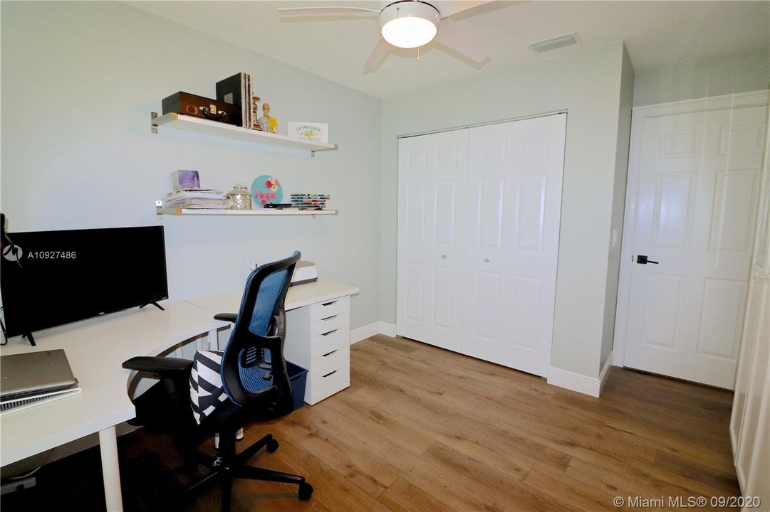 Bedroom 3 with custom built ins