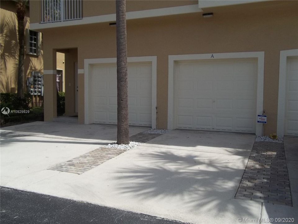 One car garage, marked A