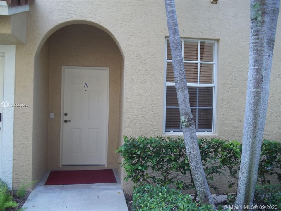 Entrance. End unit all on 1st floor.