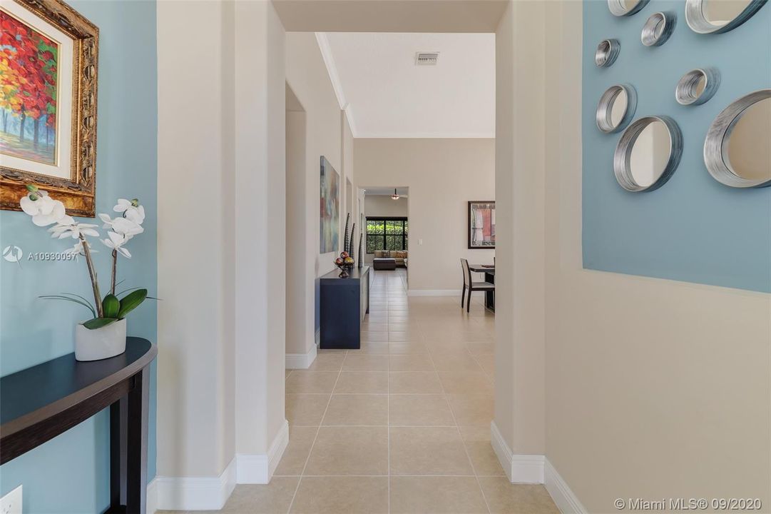 As you enter to your future home.