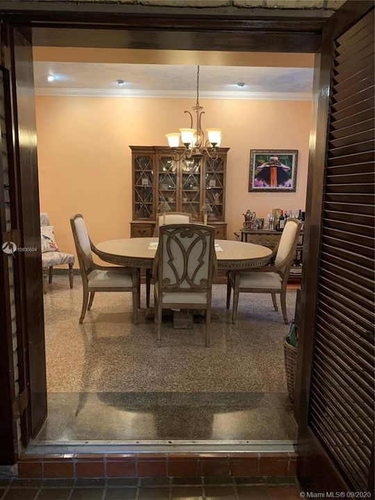 Formal Dining Room view from Entry Room.