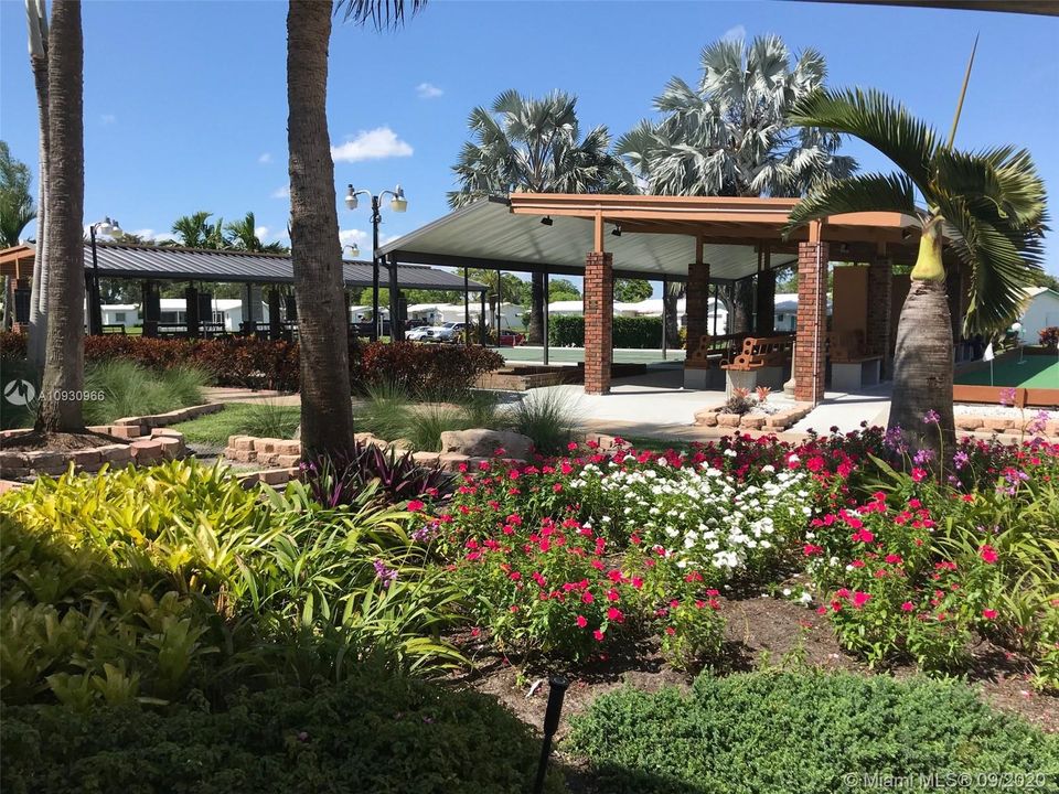 OUTSIDE ENTRANCE OF CLUBHOUSE