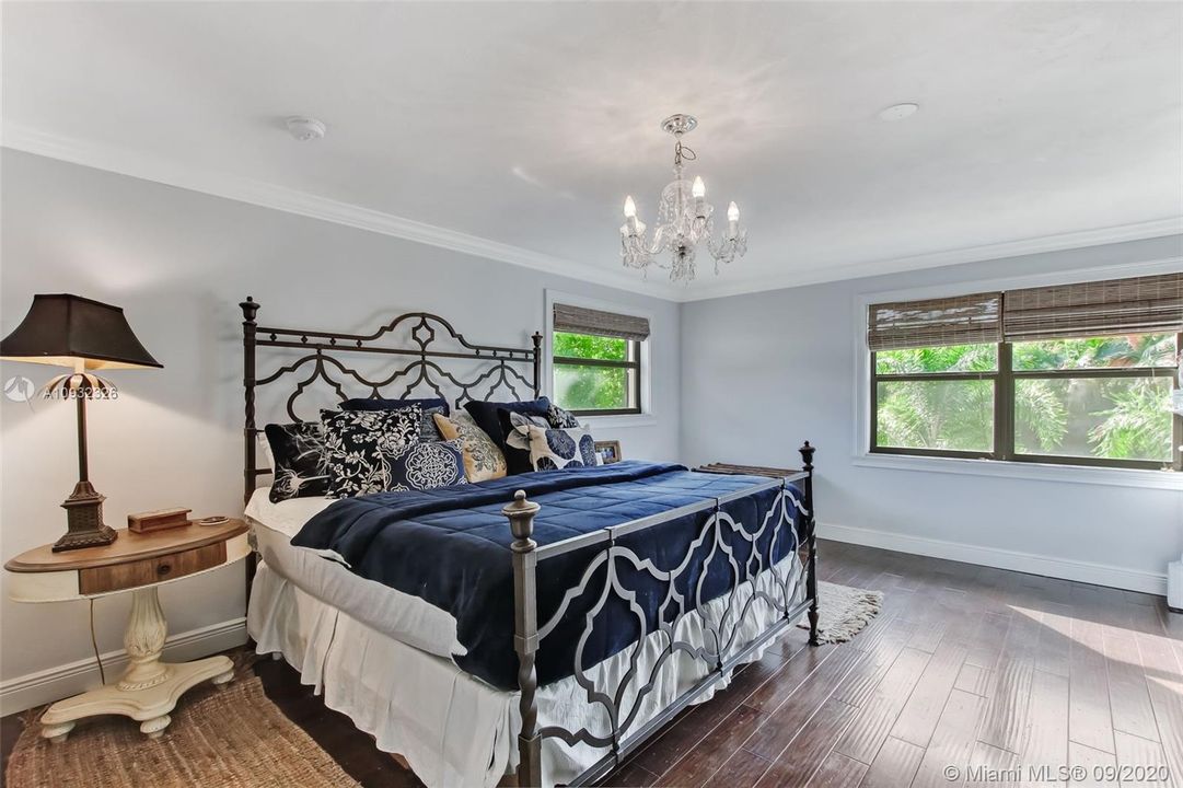 Master Bedroom - main house - has two walk-in closets.