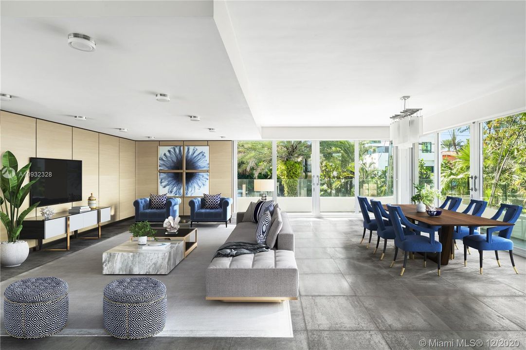 Living Room-Virtually Staged