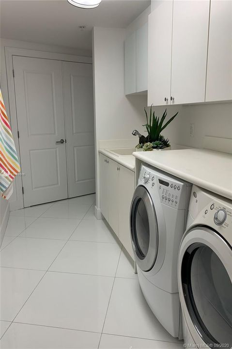 Large laundry room