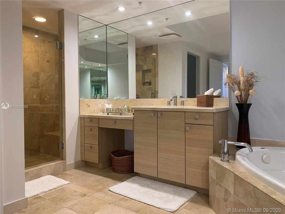 Master Bathroom with separate shower and tub