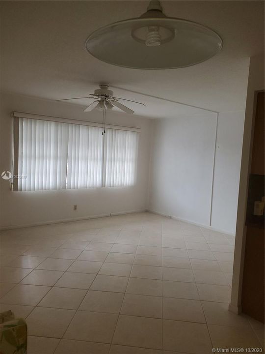 Tiled Living/Dining area