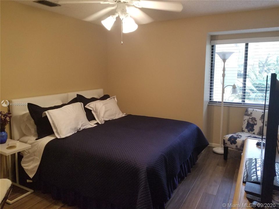 Newer ceramic wood look floors in other 2 bedrooms