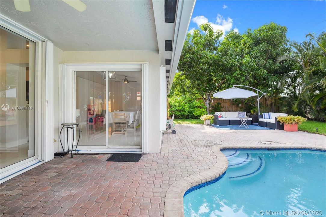 Access to backyard and pool