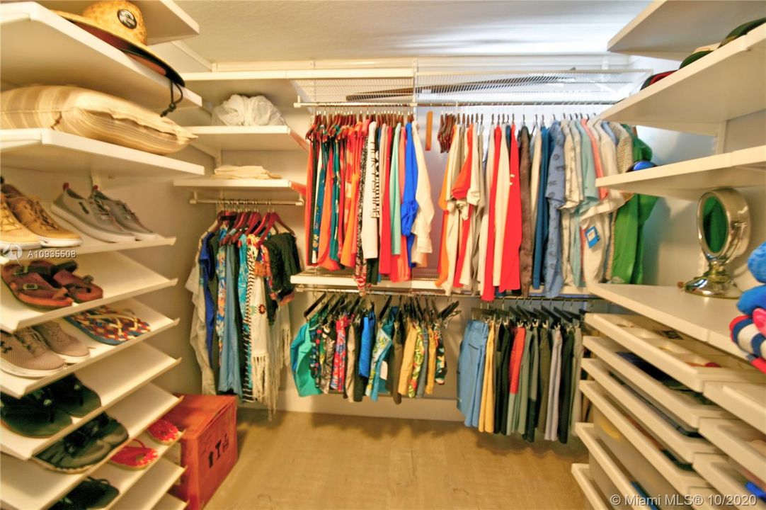 Spacious Walk-in Closet