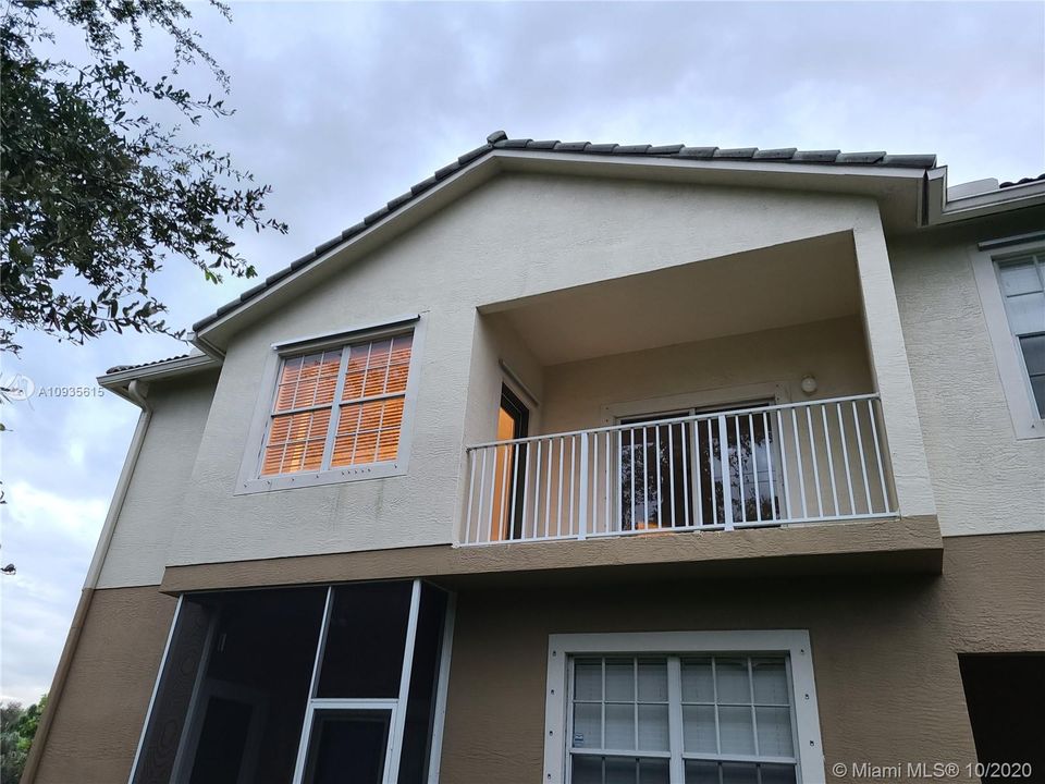 Rear View - Balcony off Master Bedroom