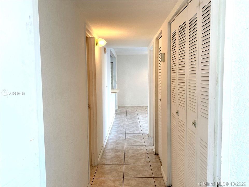 Hallway leading from the Master Bedroom to the Main Living Area