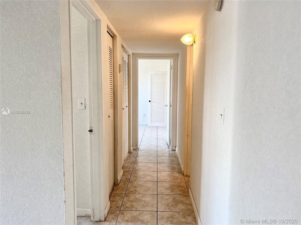 Hallway leading to the bedrooms
