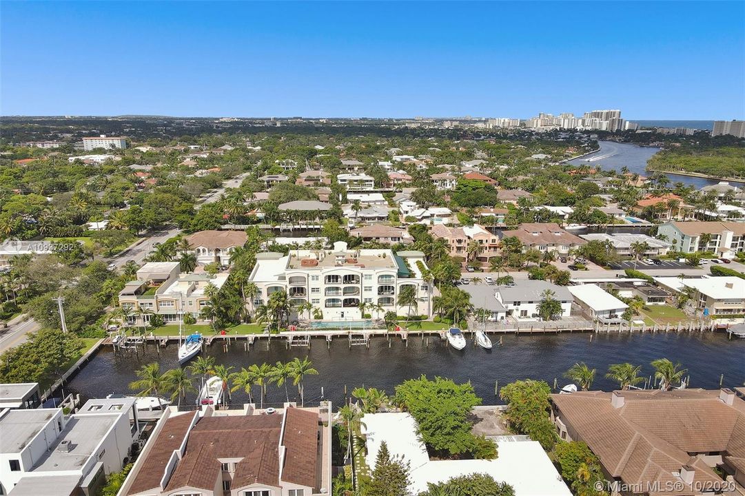 AERIAL VIEW LOOKING NORTH