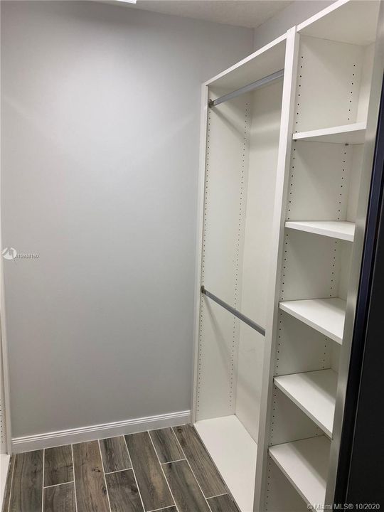 walk in master closet