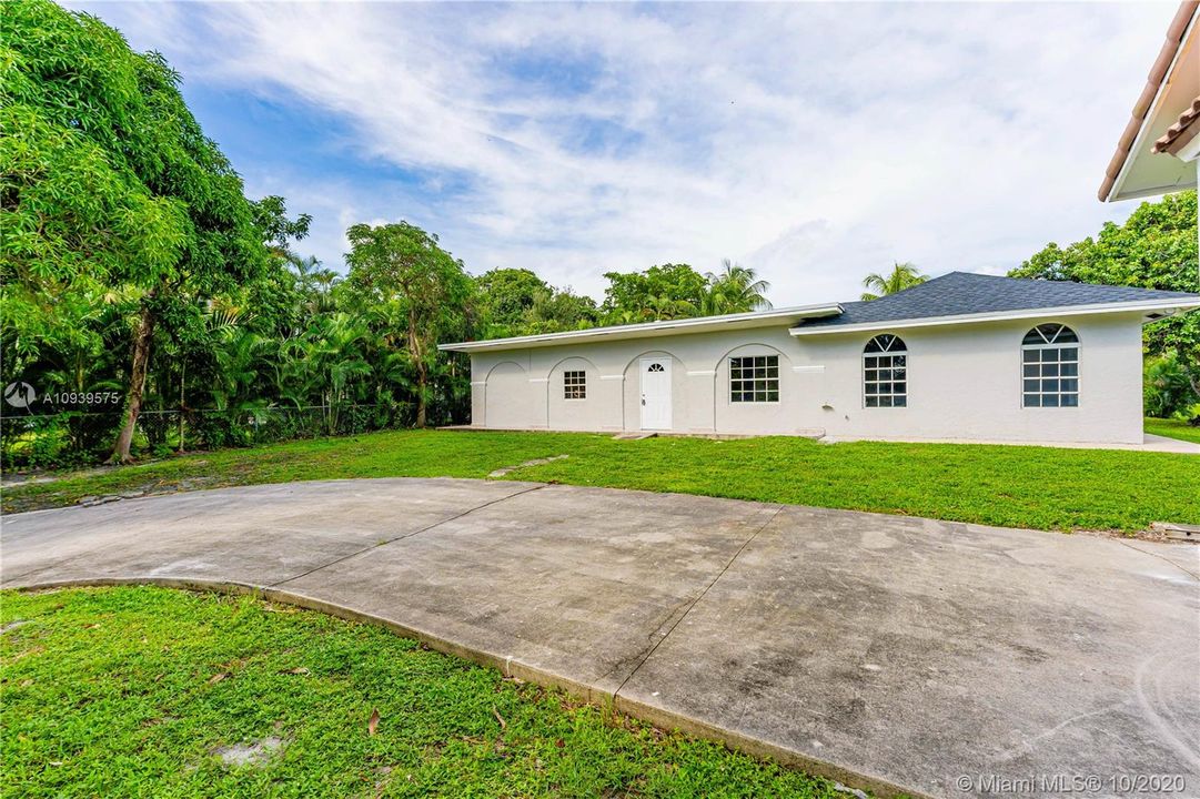 Backyard Driveway