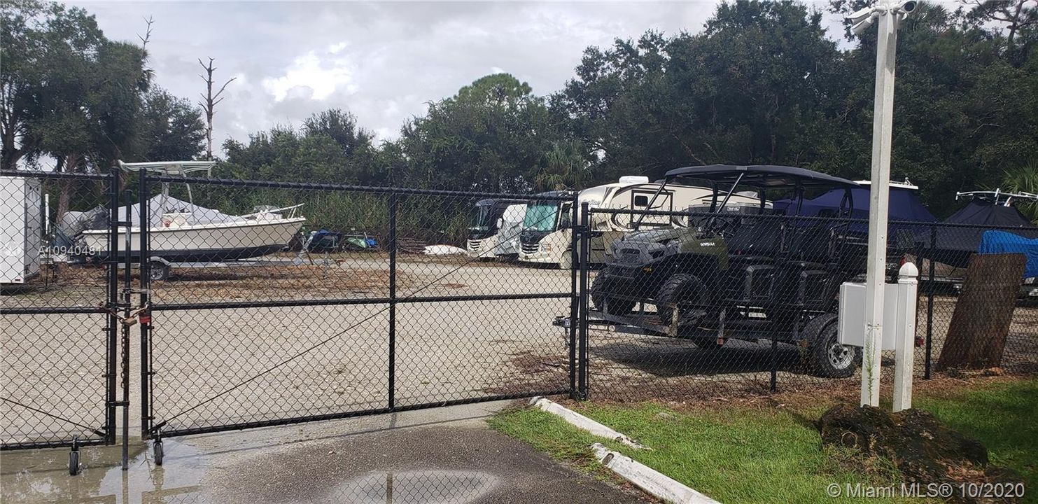 RV+ Boat Storage Area.