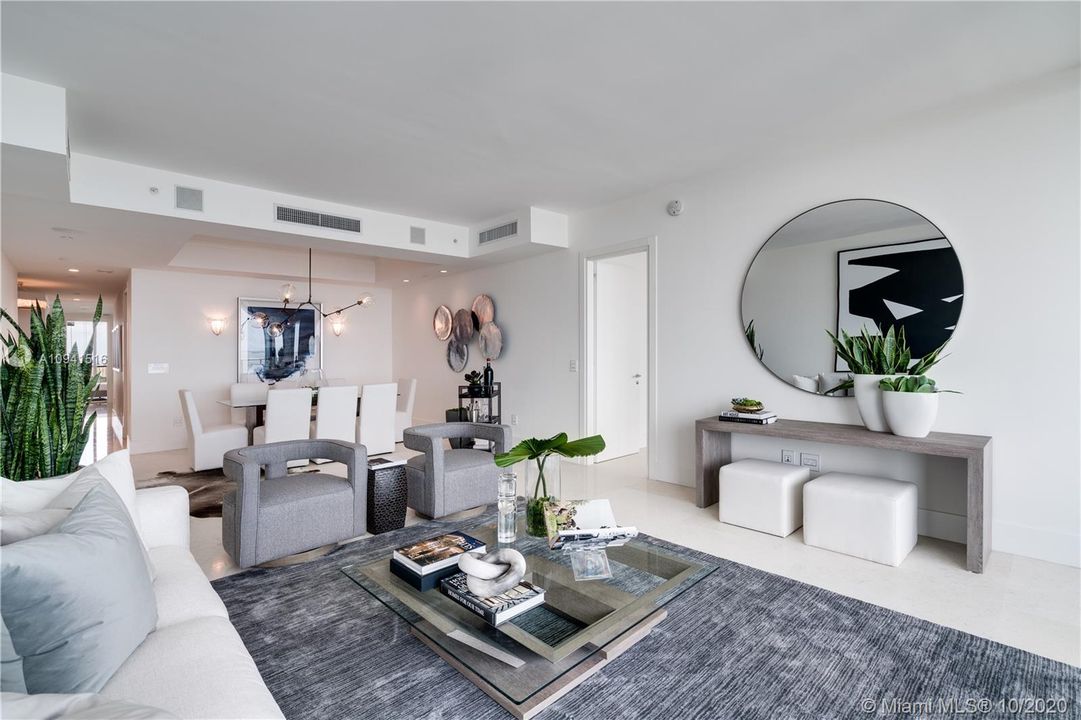 Sleek and modern fills the living spaces