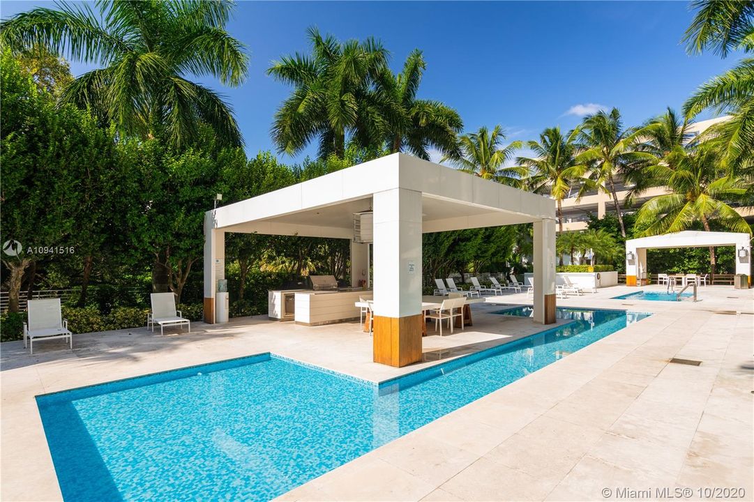 Pool area BBQ
