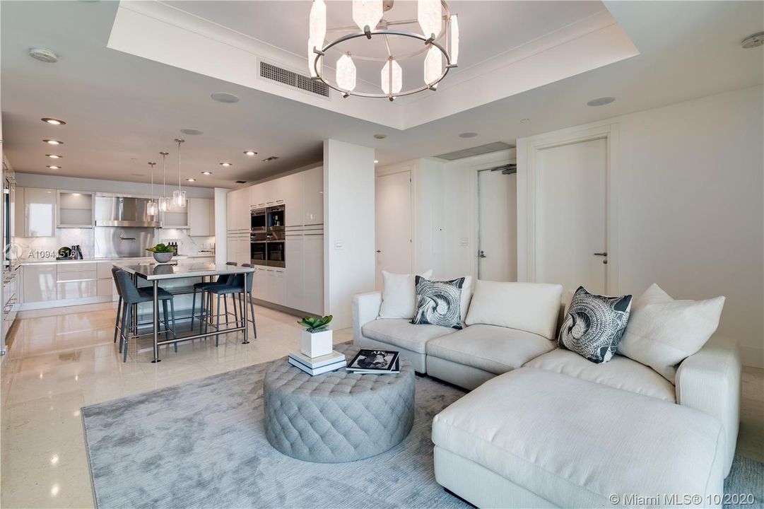 Elegant family room