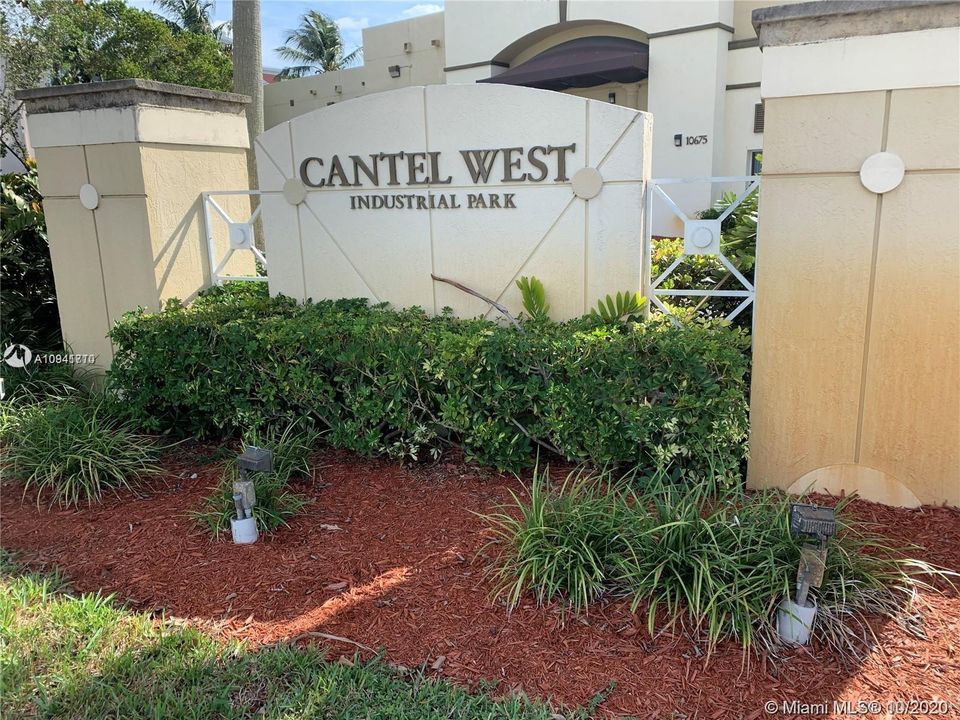 Cantel West Industrial park. Best centrally location in Doral:  1 Mile to Turnpike, 2 Miles to SR 836 Dolphin Expwy and  3 Miles to SR 826 Palmetto Expwy