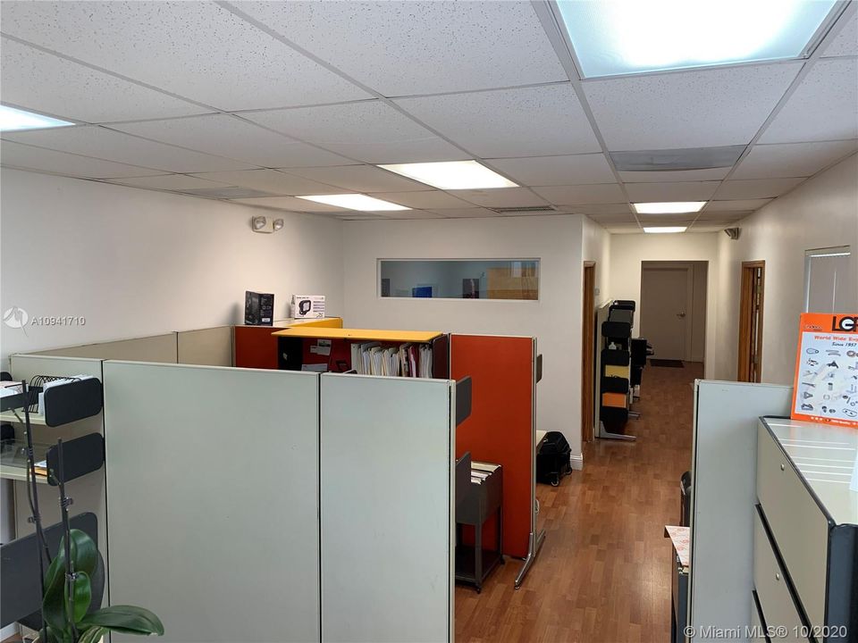 Open office space for cubicles