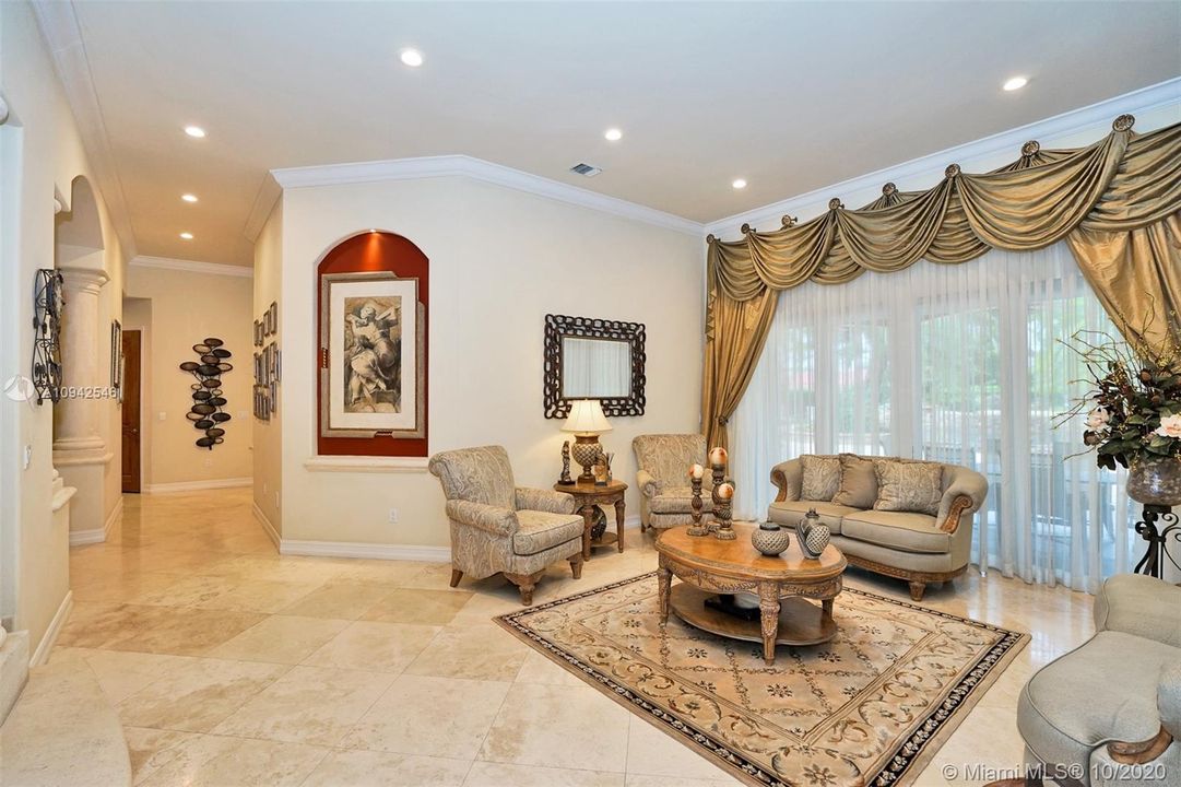 Light and bright formal living room