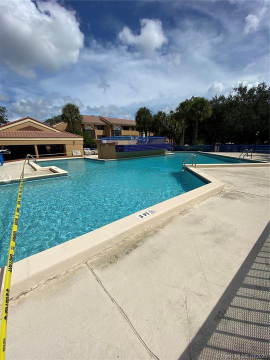 Community pool area