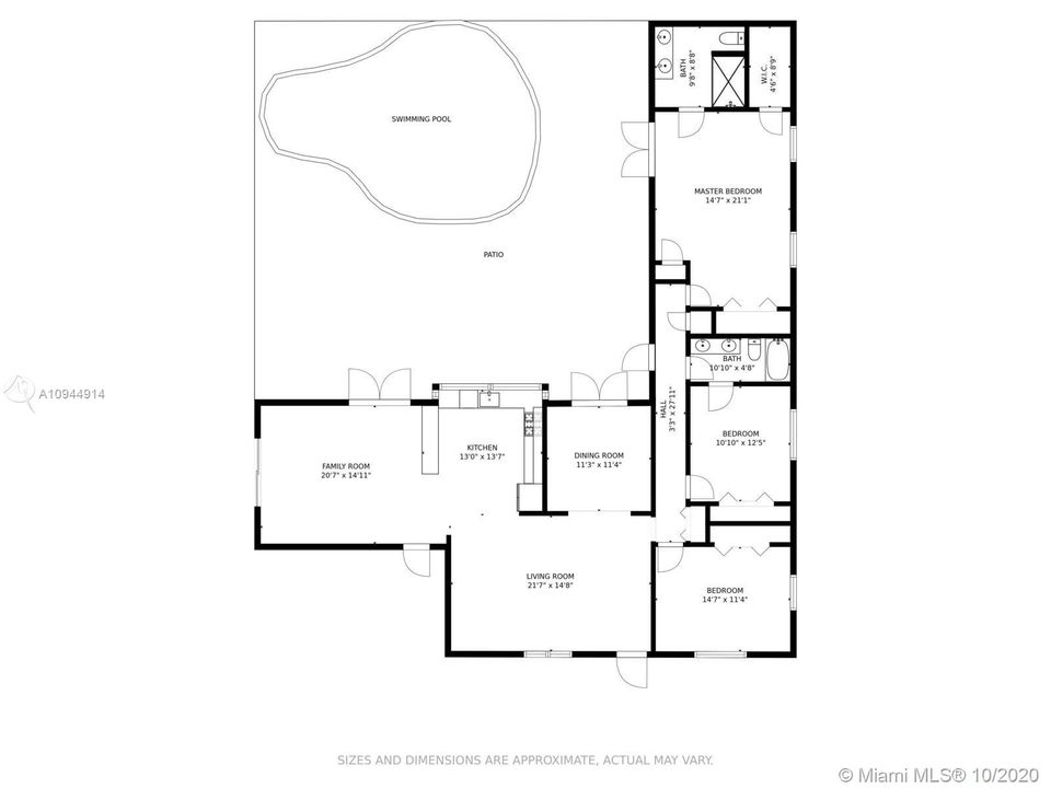 Vendido Recientemente: $695,000 (3 camas, 2 baños, 2193 Pies cuadrados)