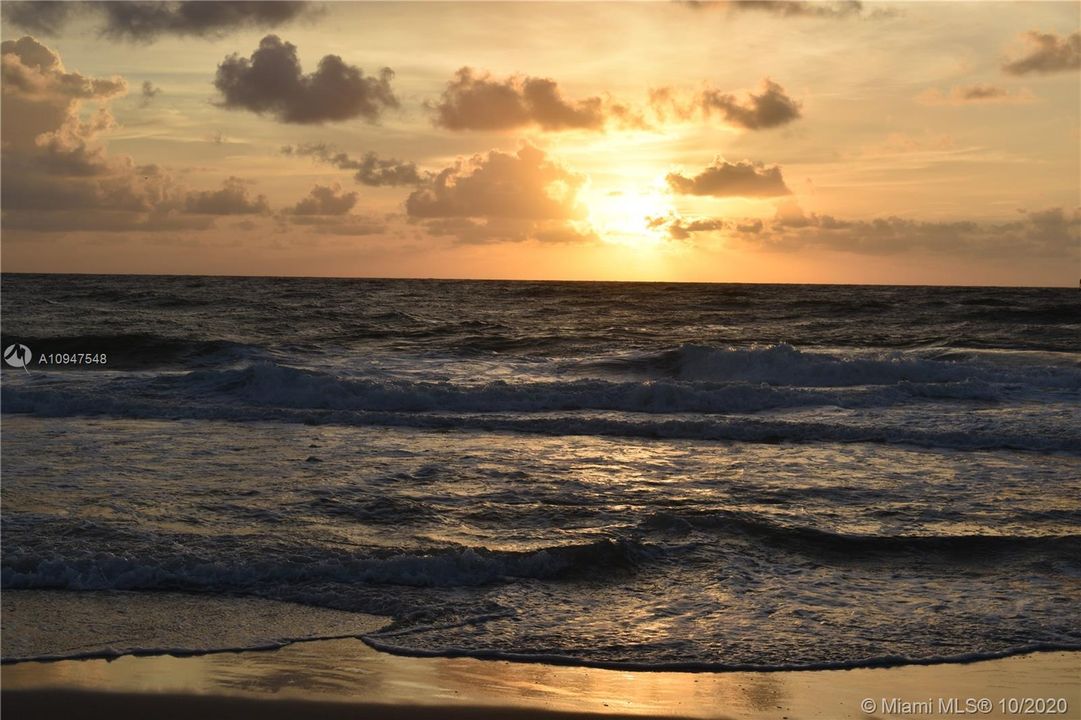 Atlantic Ocean Sunrises are just moments away