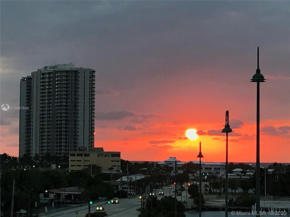 Sunrise from the Singer Island Bridge
