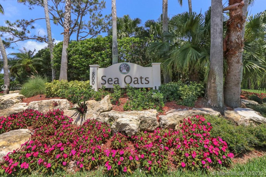 Sea Oats Community Entrance