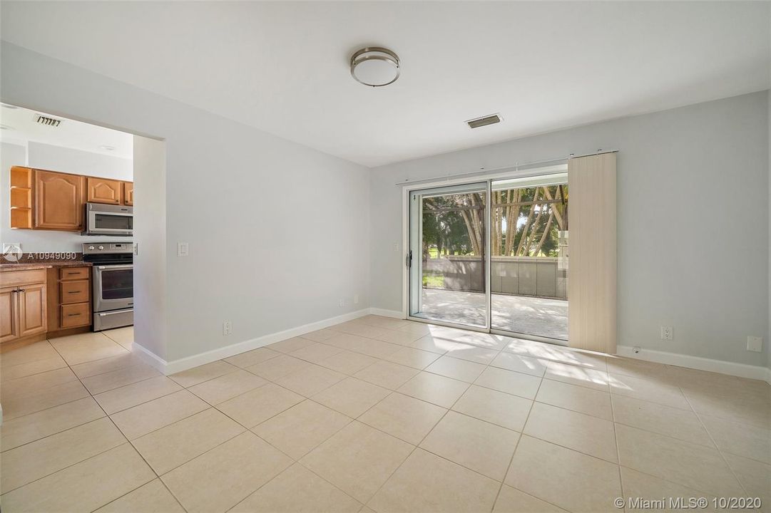 Sliding Doors to Back Patio